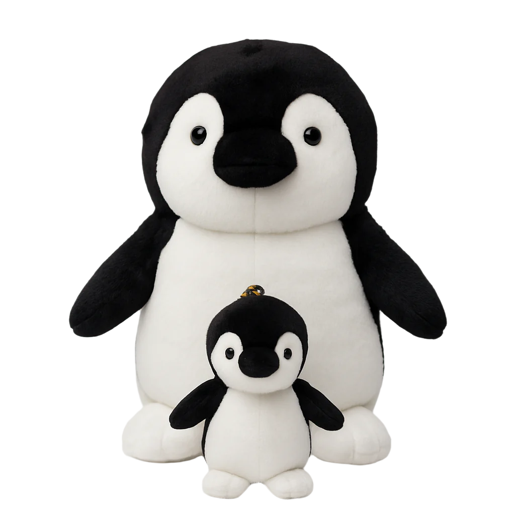 Playful Ebony Penguin